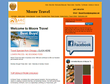 Tablet Screenshot of mooretravel.com